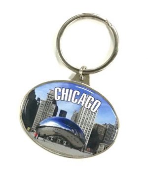 Chicago 5 Charm Landmark Keychain 1+ / Multi